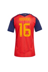 Espanja Rodri Hernandez #16 Jalkapallovaatteet Naisten Kotipaita MM-kisat 2026 Lyhythihainen
